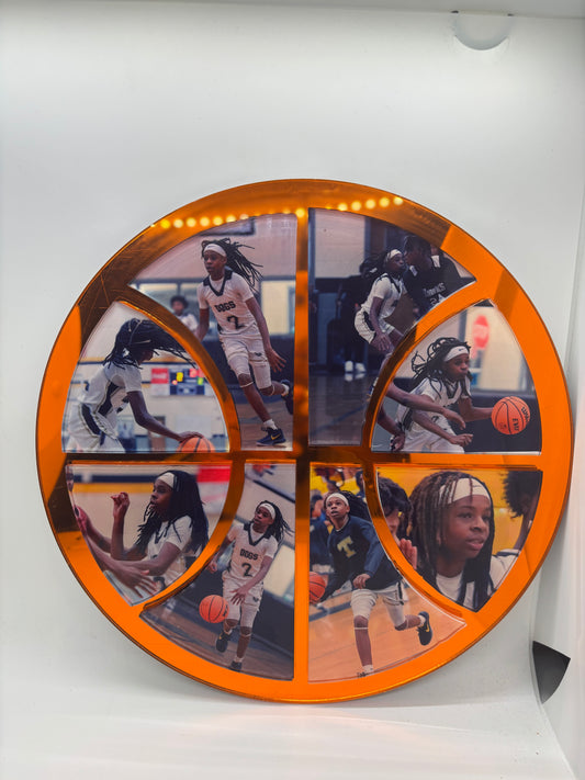 Custom Basketball Photo Plaque